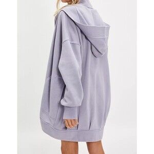 Free people Poppi Cardi Sweatshirt Hoodie Top Buttondown Oversized NWT XL 283919